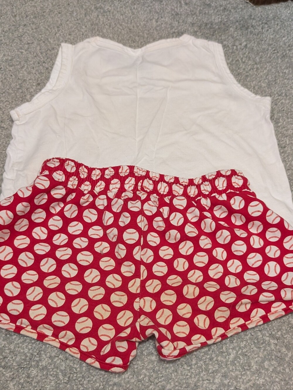 ⚾️ Adorable SweetHoney baseball outfit set in size 5Y! - Picture 2 of 3